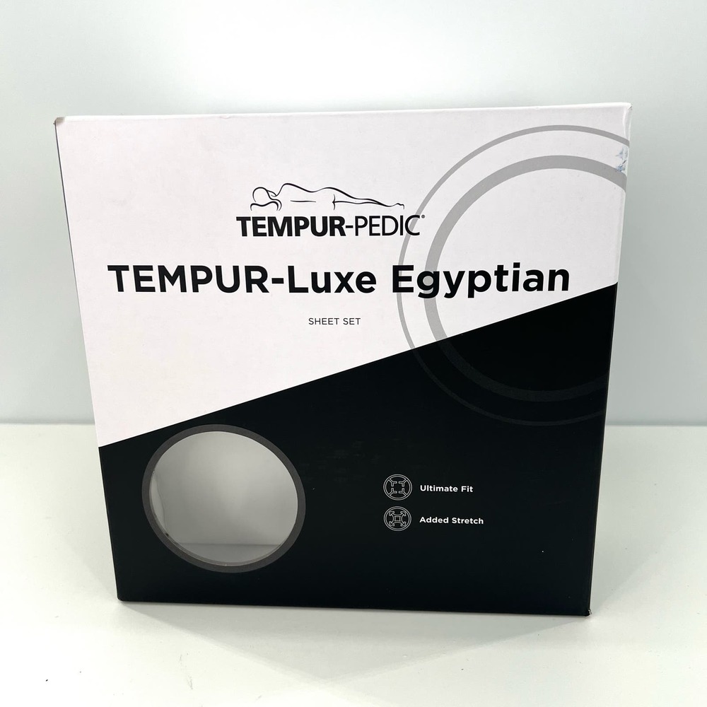 Tempur-Pedic Tempur-Luxe Egyptian cotton white king sheet set